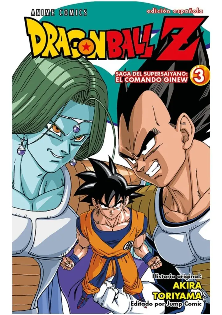 Dragon Ball Z Anime Comics Saga del comando Ginew 03