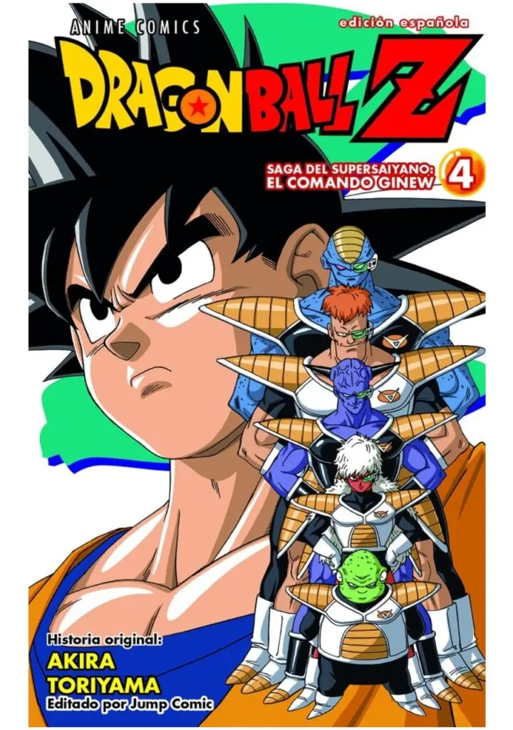 Dragon Ball Z Anime Comics Saga del comando Ginew 04