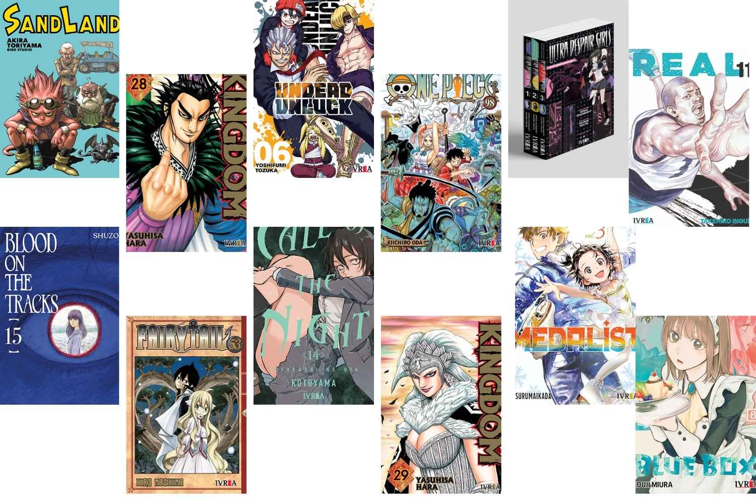 Novedades Ivrea 05 Septiembre 2025: One Piece, Undead Unluck