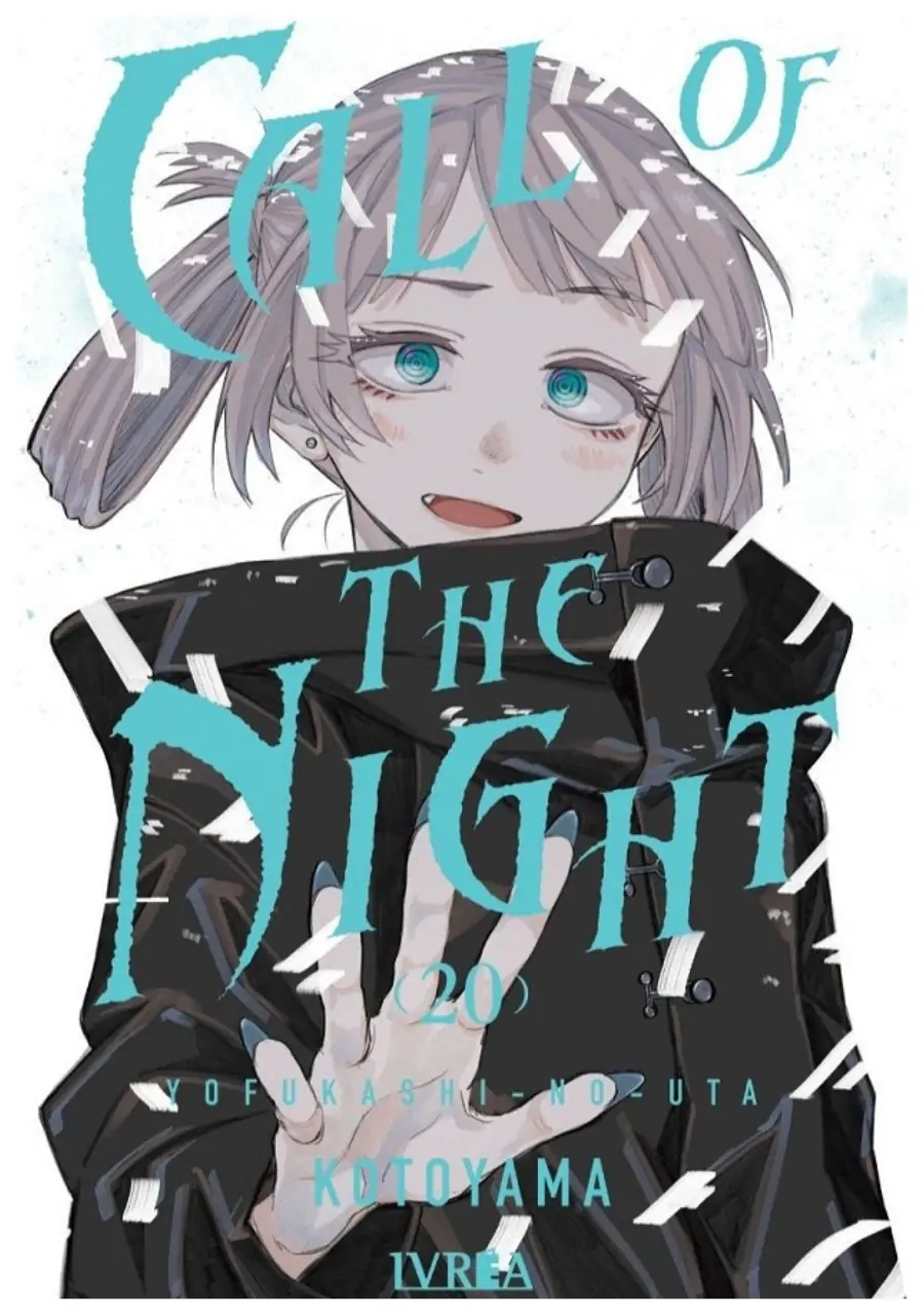 Portada del tomo 20 de Call of the Night, edición de Ivrea España