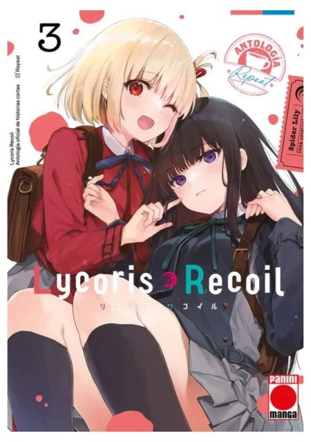 manga-lycoris-recoil-antologia-repeat-03-panini-espana-damemimanga-chile