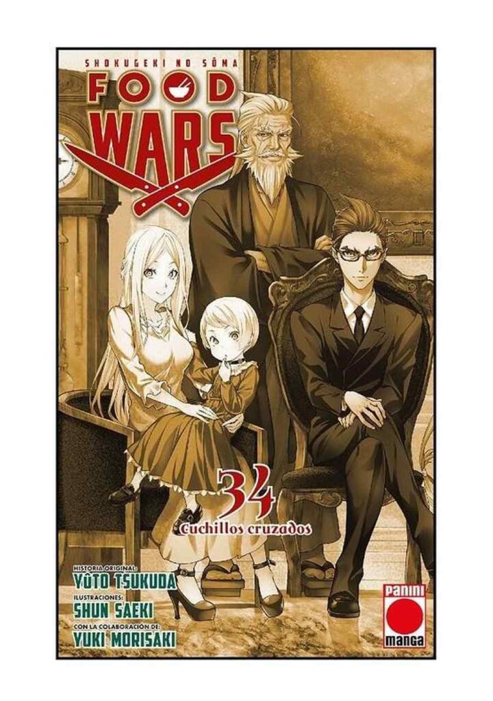Food Wars, Shokugeki no Soma 34 - Panini Comics España