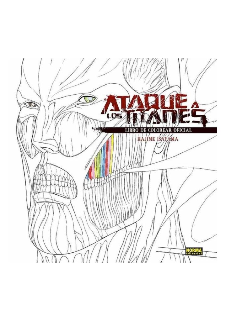 Ataque a los Titanes Libro de Colorear Oficial 02 - Norma