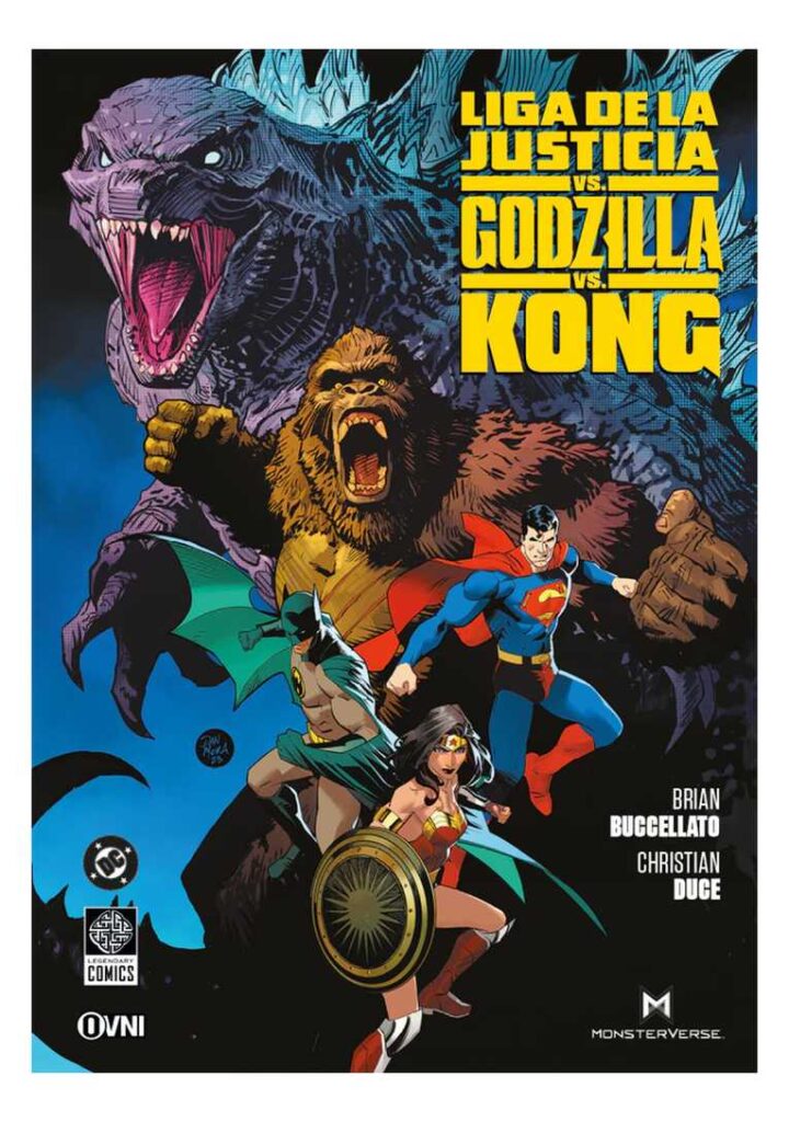 Liga de la Justicia Vs. Godzilla Vs. Kong - Ovni Press