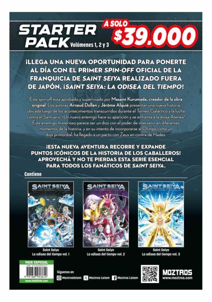 Starter Pack Saint Seiya: la Odisea del Tiempo - Moztros Argentina