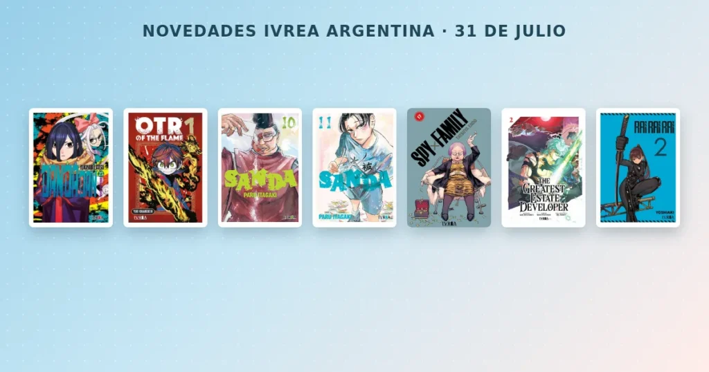 Novedades Ivrea Argentina — 31 de julio
