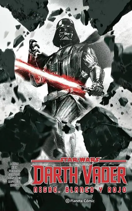 Star Wars Darth Vader Blanco, Negro y Rojo – Planeta Comic Espana
