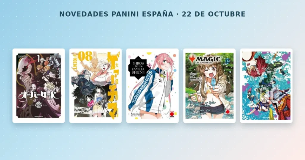 Novedades Panini España — 22 de octubre