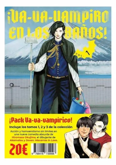 Pack Vampírico ¡Va-va-vampiro en los Baños! Volumen 1 a 3 – Tomodomo