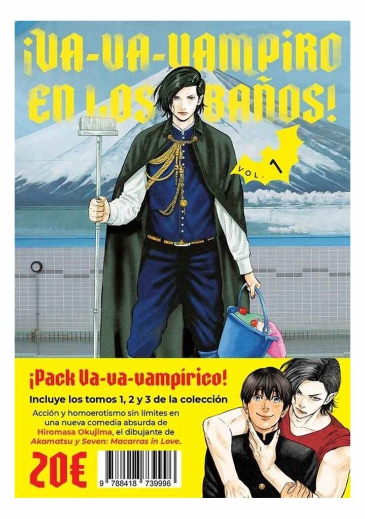 Pack Vampírico ¡Va-va-vampiro en los Baños! Volumen 1 a 3 – Tomodomo
