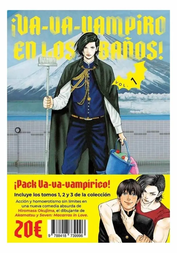 Pack Vampírico ¡Va-va-vampiro en los Baños! Volumen 1 a 3 – Tomodomo