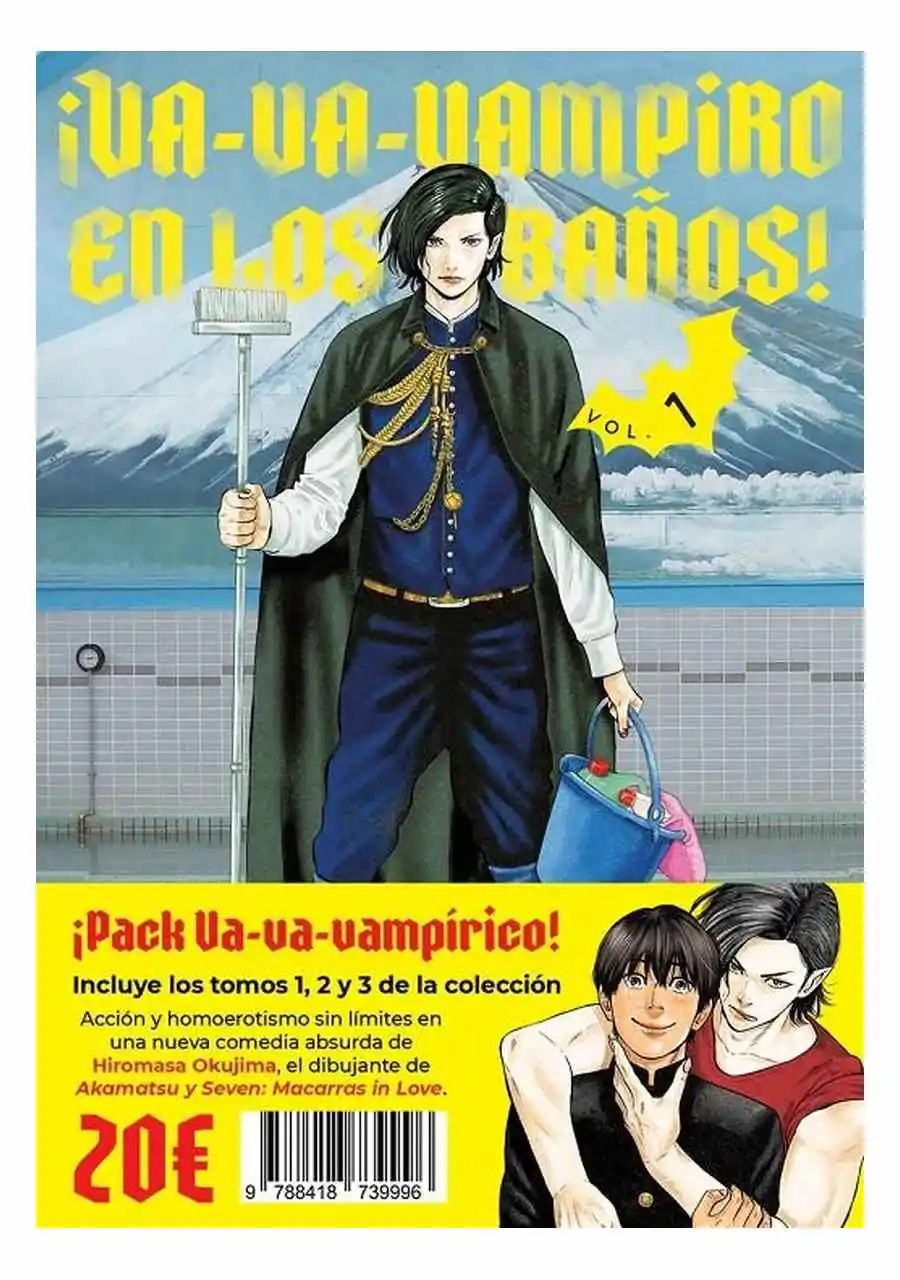 Pack Vampírico ¡Va-va-vampiro en los Baños! Volumen 1 a 3 – Tomodomo
