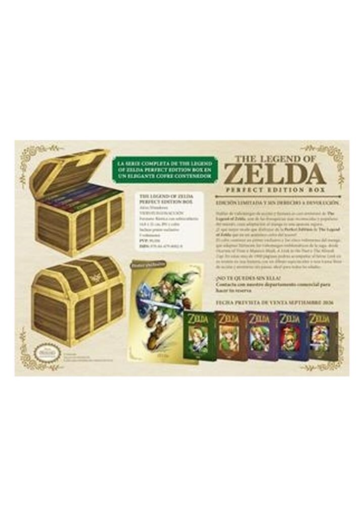 The Legend of Zelda Perfect Edition Box (portada Provisional) - Editorial Norma