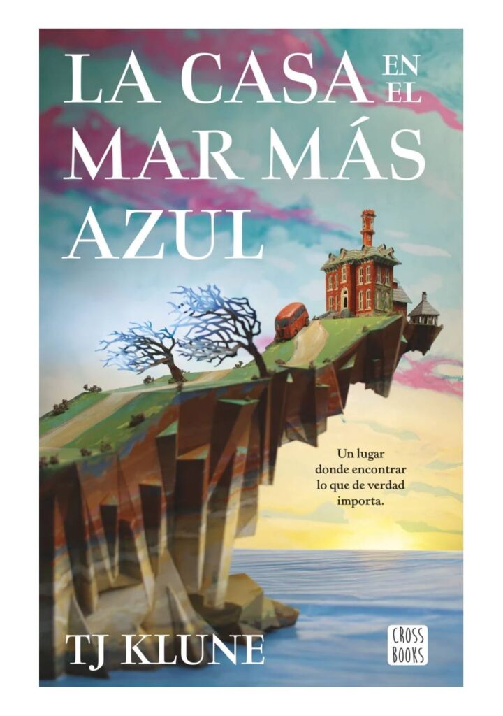 La casa en el mar más azul