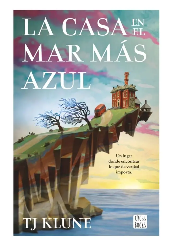 La casa en el mar más azul