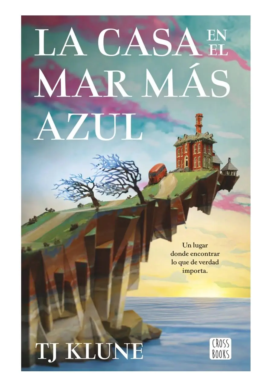 La casa en el mar más azul
