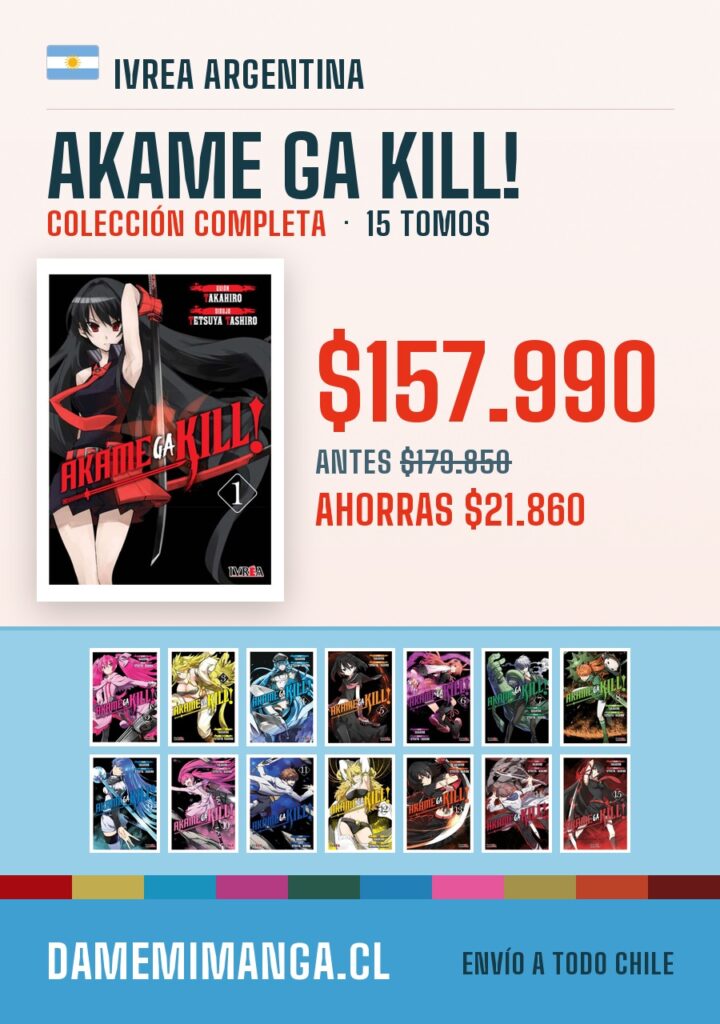 Akame Ga Kill! Colección Completa (15 tomos) – Ivrea Argentina