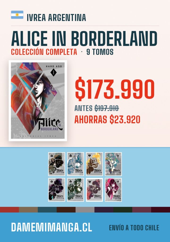 Alice In Borderland Colección Completa (9 tomos) – Ivrea Argentina