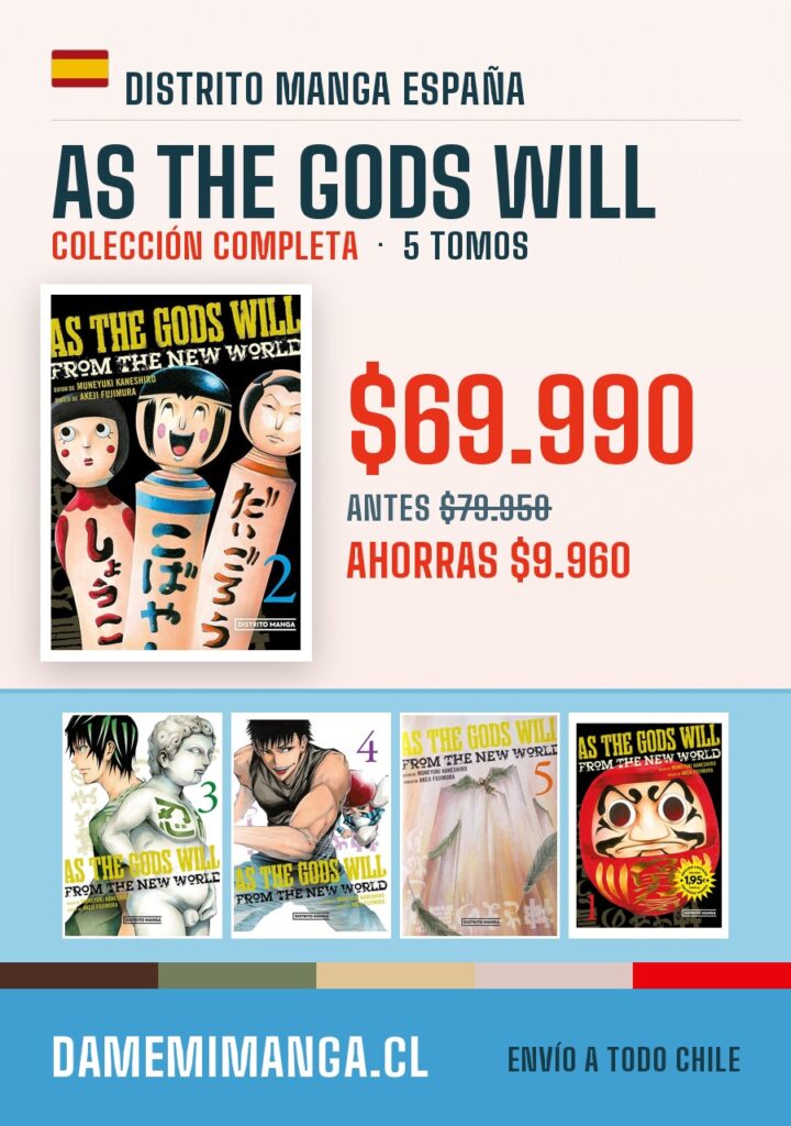 As the Gods Will Colección Completa (5 tomos) – Distrito Manga España