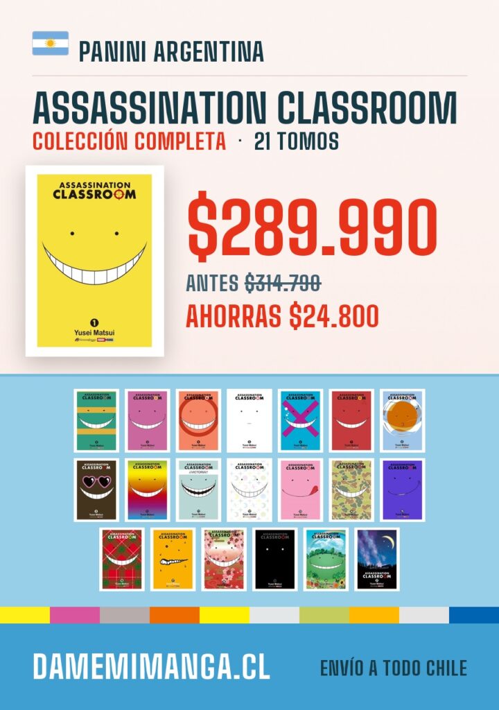 Assassination Classroom Colección Completa (21 tomos) – Panini Argentina
