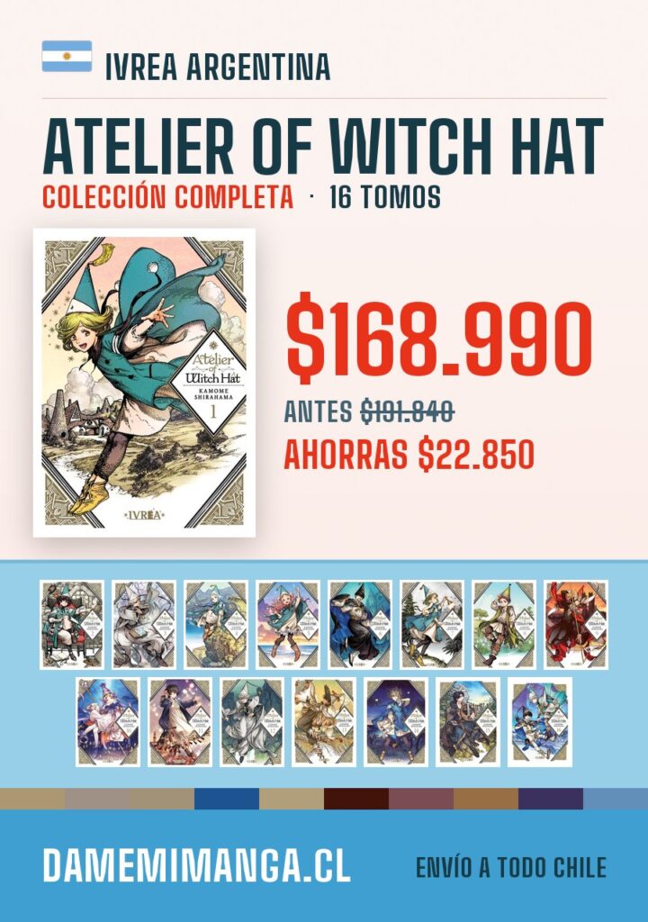 Atelier of Witch Hat Colección Completa (16 tomos) – Ivrea Argentina