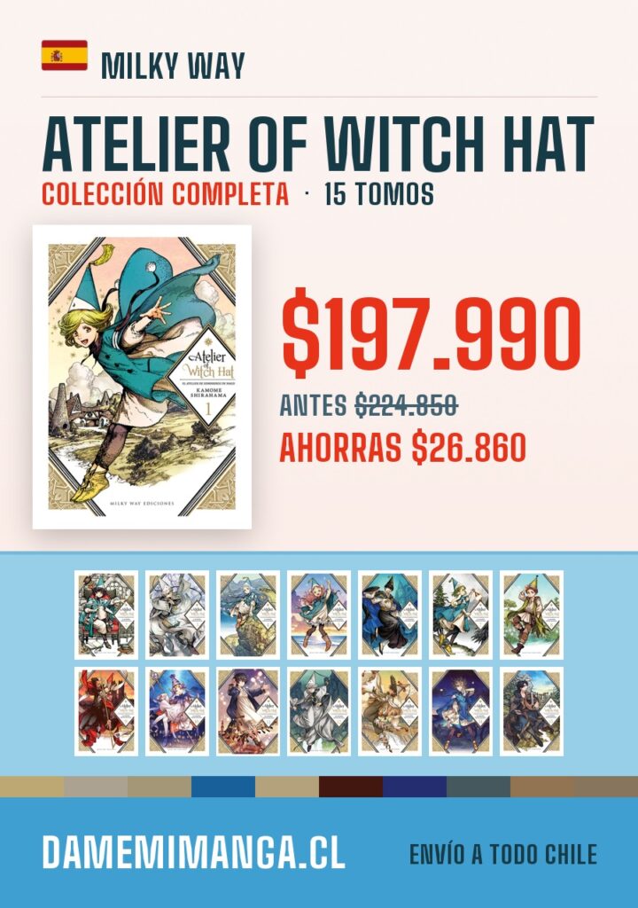 Atelier Of Witch Hat Colección Completa (15 tomos) – Milky Way