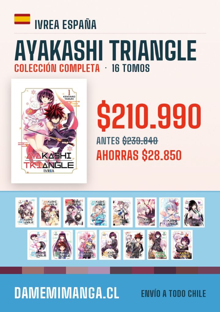 Ayakashi Triangle Colección Completa (16 tomos) – Ivrea España