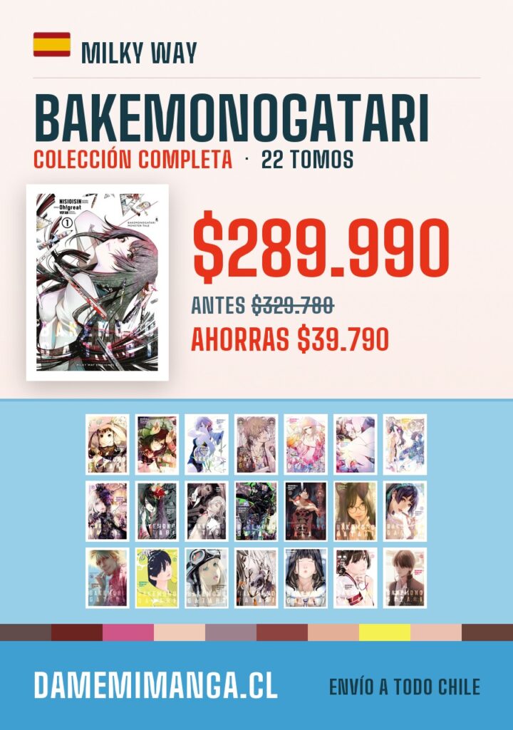 Bakemonogatari Colección Completa (22 tomos) – Milky Way