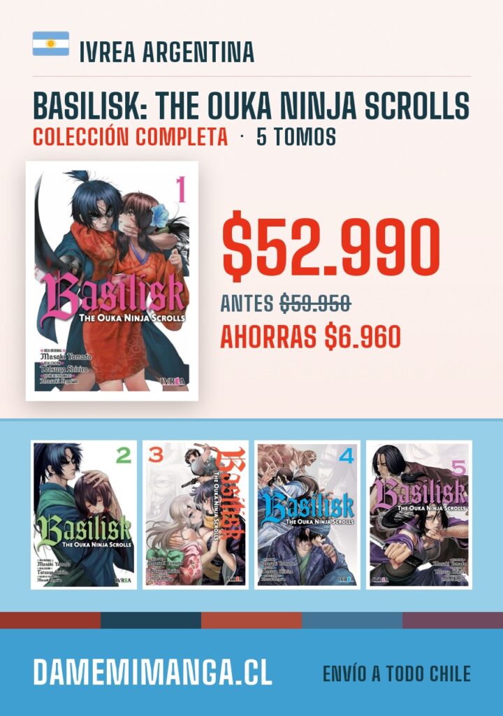 Basilisk: The Ouka Ninja Scrolls Colección Completa (5 tomos) – Ivrea Argentina