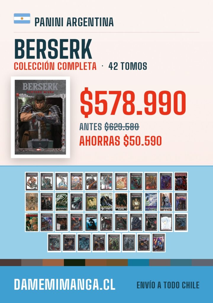 Berserk Colección Completa (42 tomos) – Panini Argentina