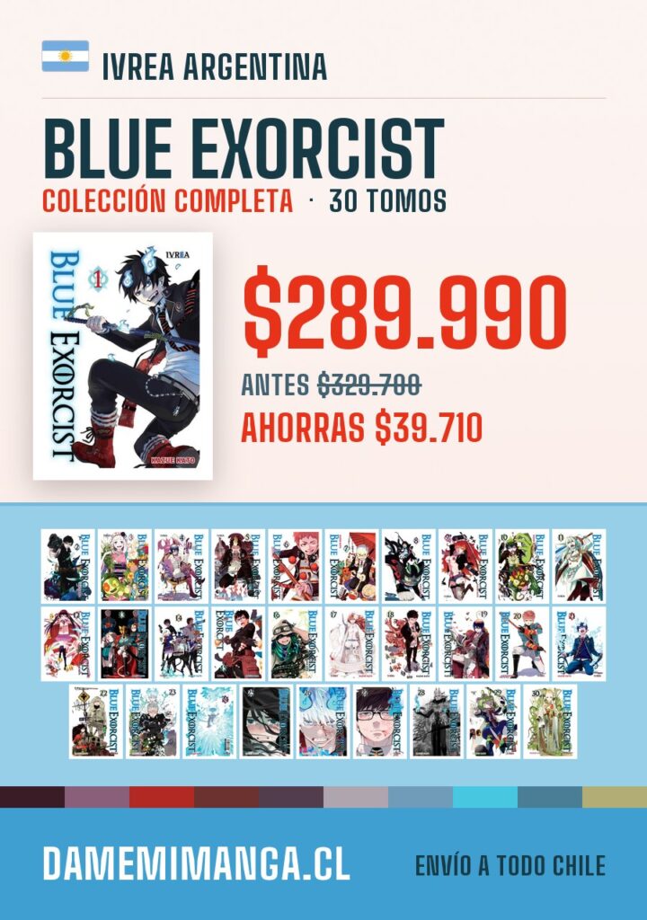 Blue Exorcist Colección Completa (30 tomos) – Ivrea Argentina
