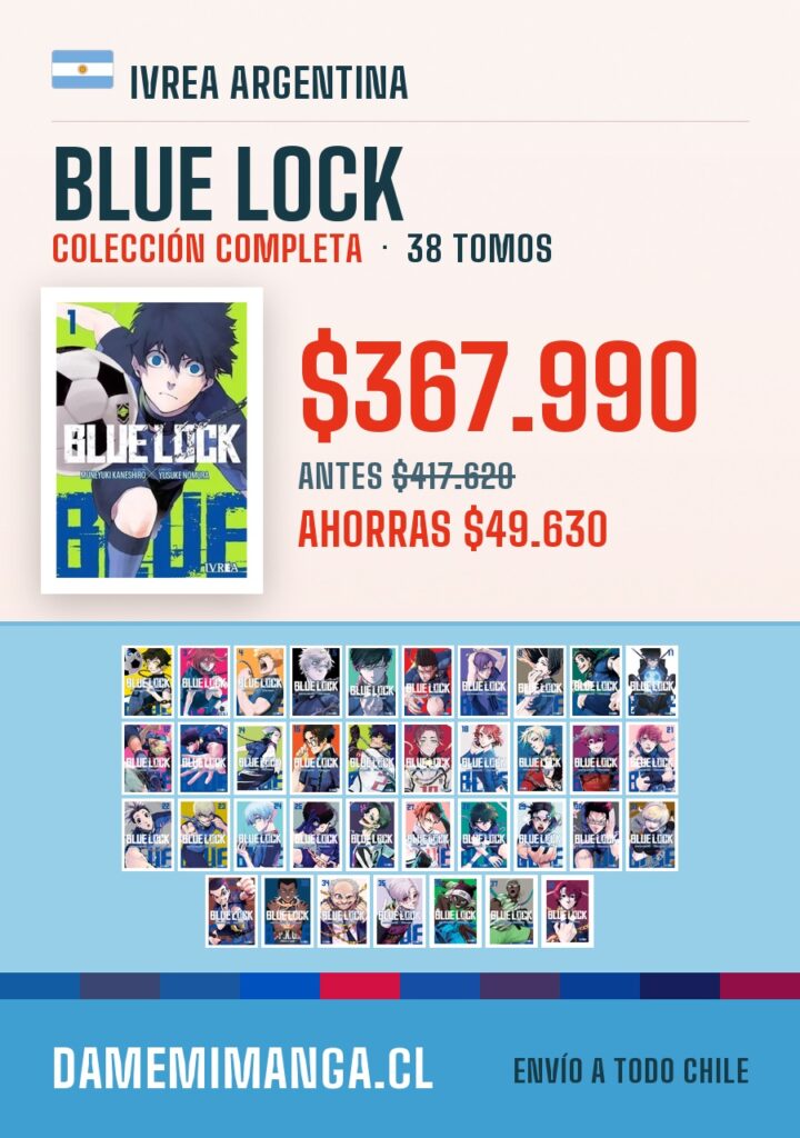 Blue Lock Colección Completa (38 tomos) – Ivrea Argentina