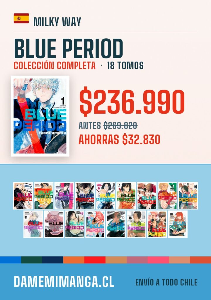 Blue Period Colección Completa (18 tomos) – Milky Way