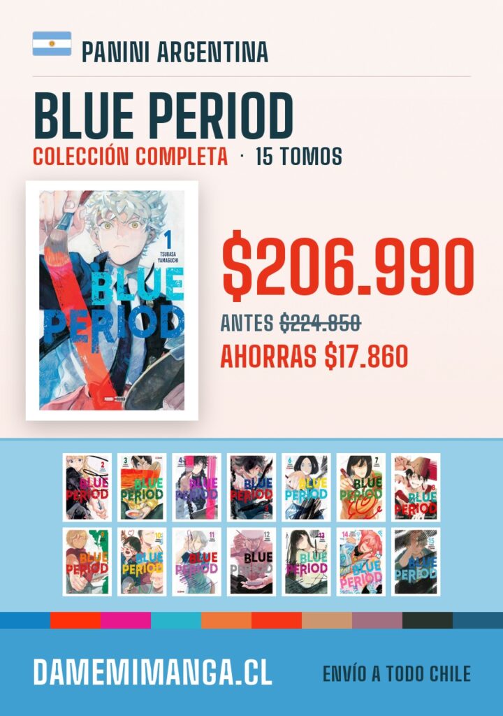 Blue Period Colección Completa (15 tomos) – Panini Argentina