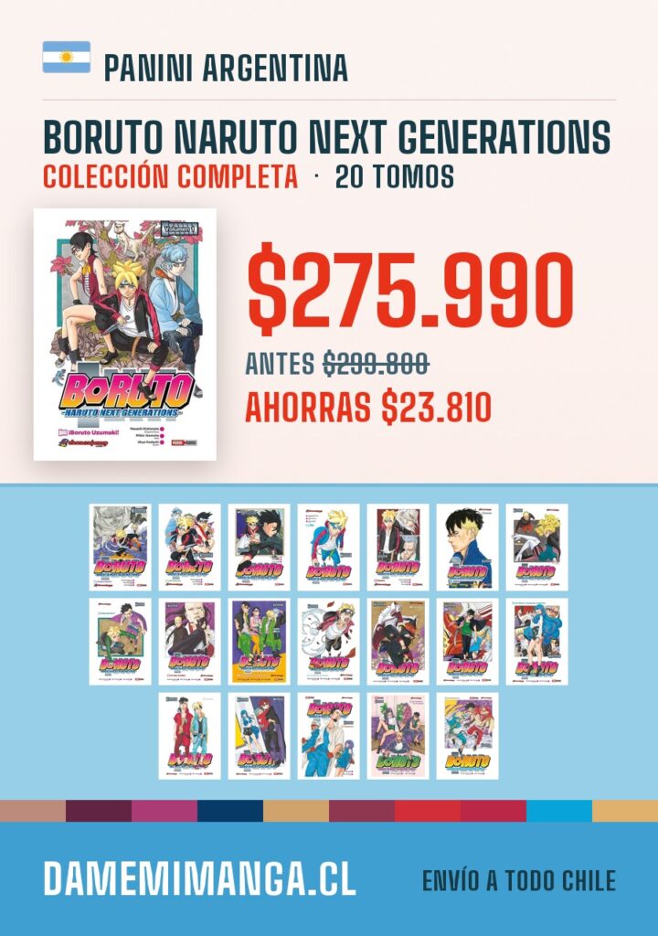 Boruto Naruto Next Generations Colección Completa (20 tomos) – Panini Argentina