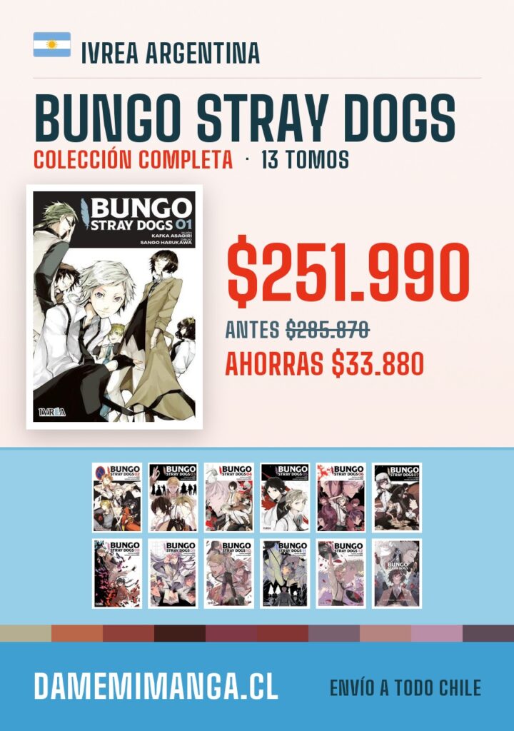 Bungo Stray Dogs Colección Completa (13 tomos) – Ivrea Argentina