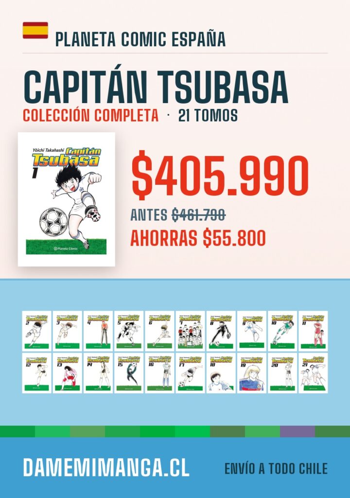 Capitán Tsubasa Colección Completa (21 tomos) – Planeta Comic España