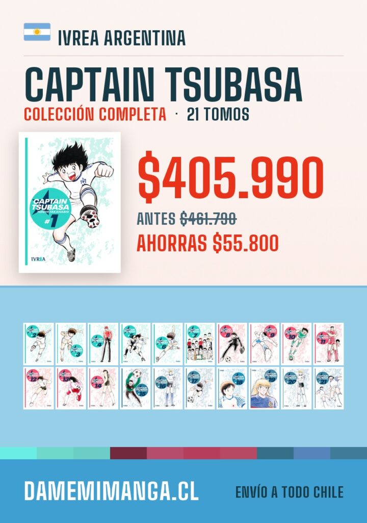 Captain Tsubasa Colección Completa (21 tomos) – Ivrea Argentina