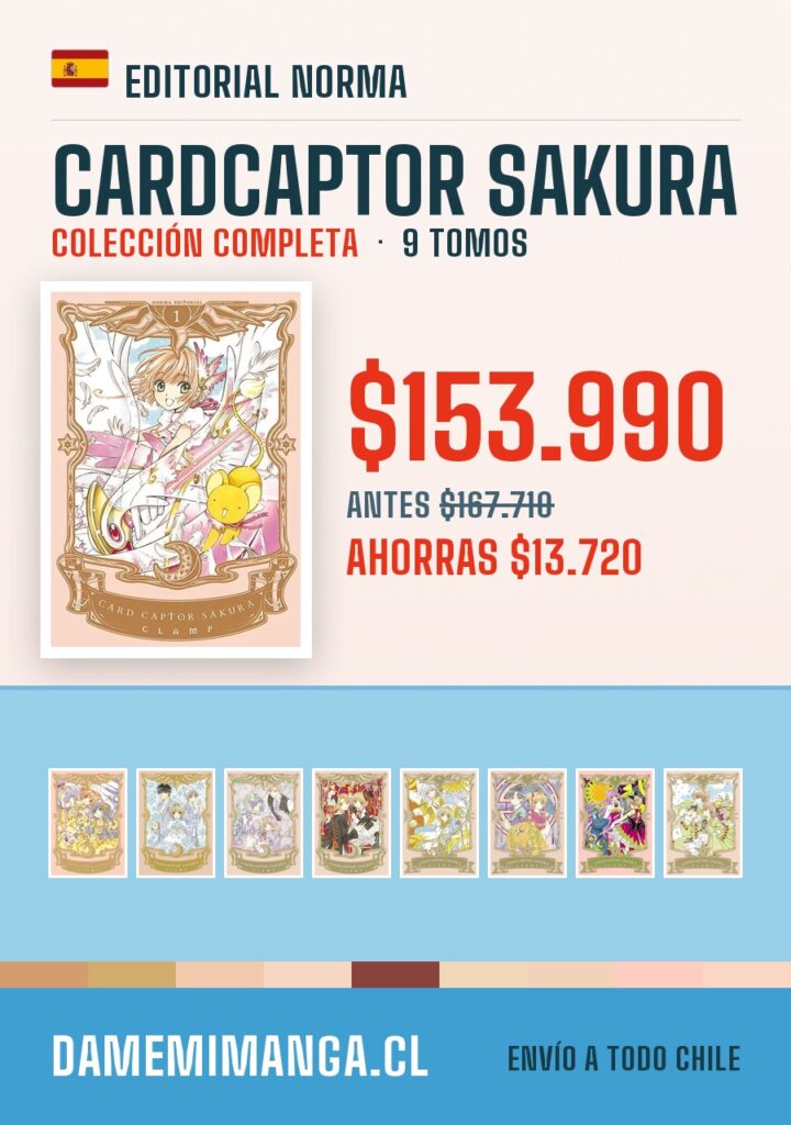 Cardcaptor Sakura Colección Completa (9 tomos) – Editorial Norma
