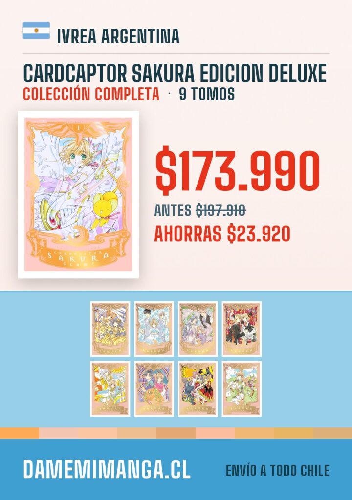 Cardcaptor Sakura Edicion Deluxe Colección Completa (9 tomos) – Ivrea Argentina
