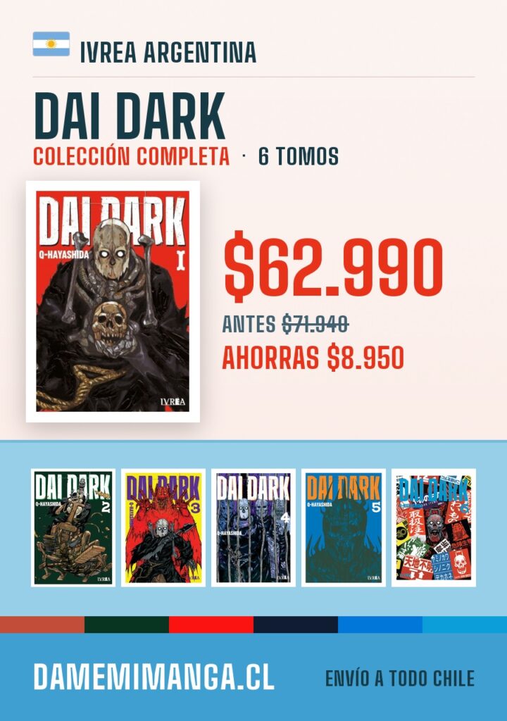 Dai Dark Colección Completa (6 tomos) – Ivrea Argentina