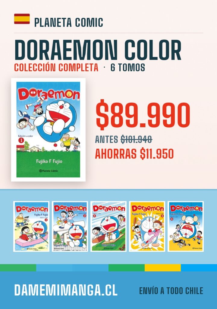 Doraemon Color Colección Completa (6 tomos) – Planeta Comic