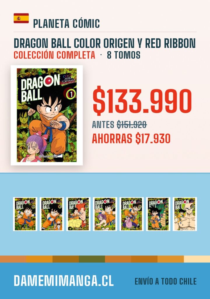 Dragon Ball Color Origen y Red Ribbon Colección Completa (8 tomos) – Planeta Cómic