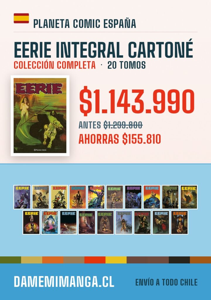 Eerie Integral Cartoné Colección Completa (20 tomos) – Planeta Comic España