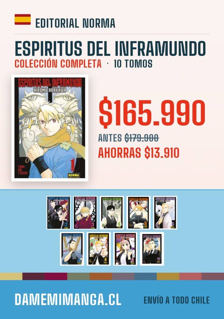 Espiritus Del Inframundo Colección Completa (10 tomos) – Editorial Norma