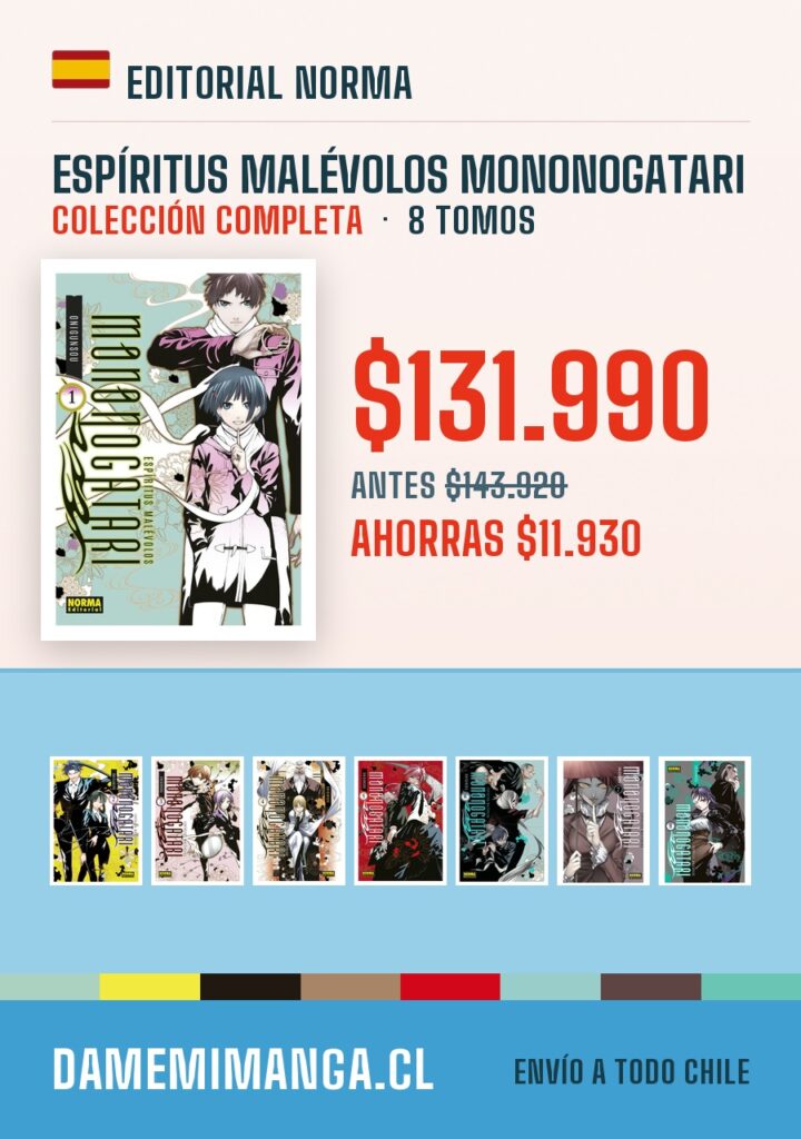 Espíritus Malévolos Mononogatari Colección Completa (8 tomos) – Editorial Norma