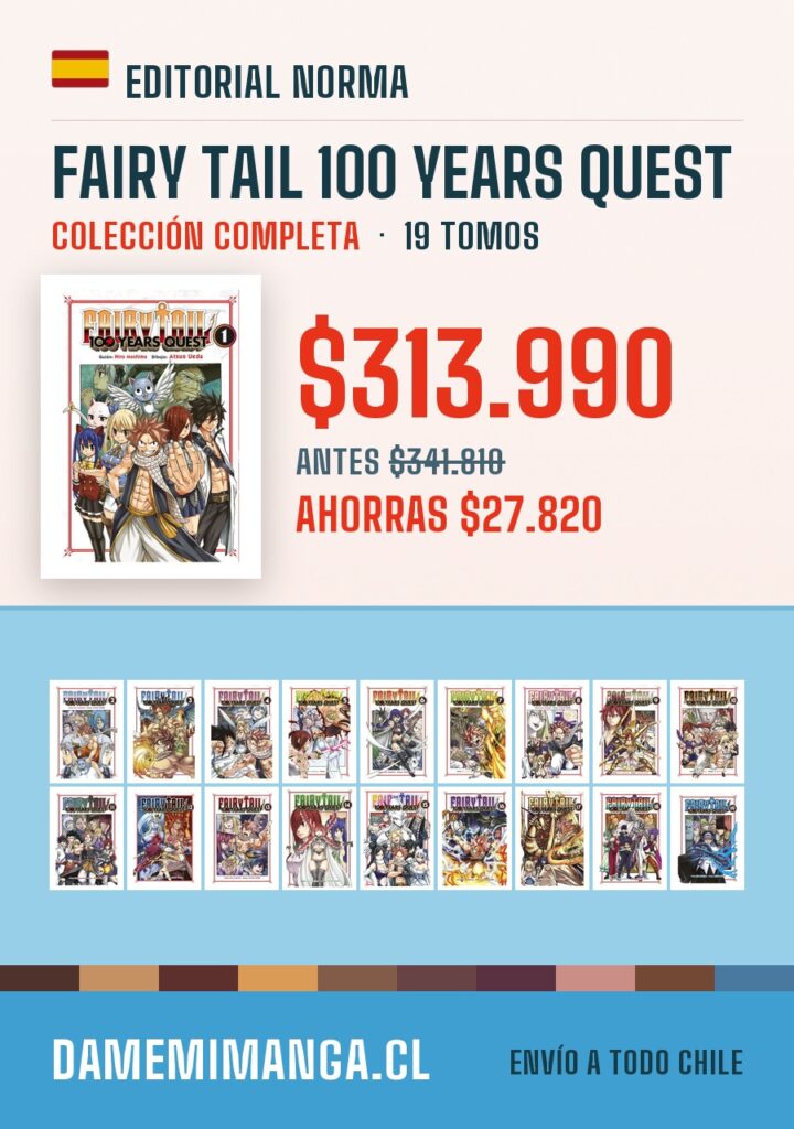 Fairy Tail 100 Years Quest Colección Completa (19 tomos) – Editorial Norma