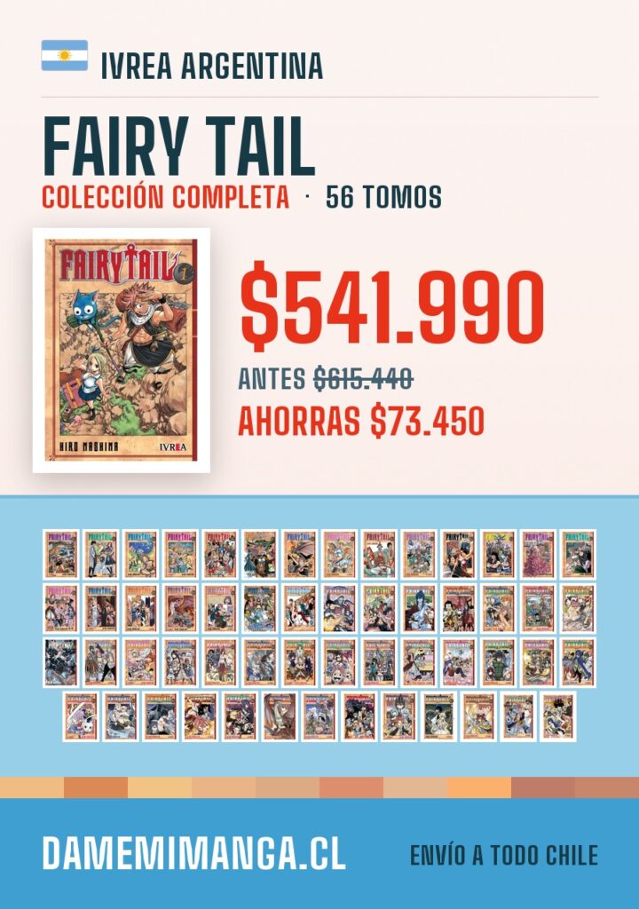 Fairy Tail Colección Completa (56 tomos) – Ivrea Argentina