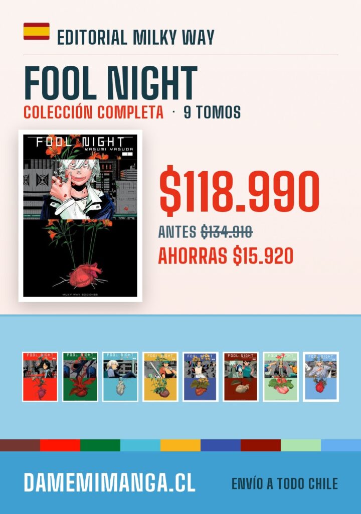 Fool Night Colección Completa (9 tomos) – Editorial Milky Way