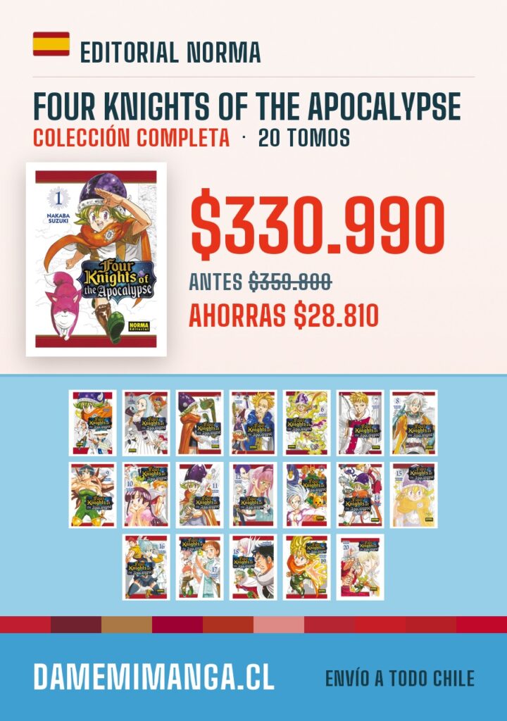 Four Knights of the Apocalypse Colección Completa (20 tomos) – Editorial Norma
